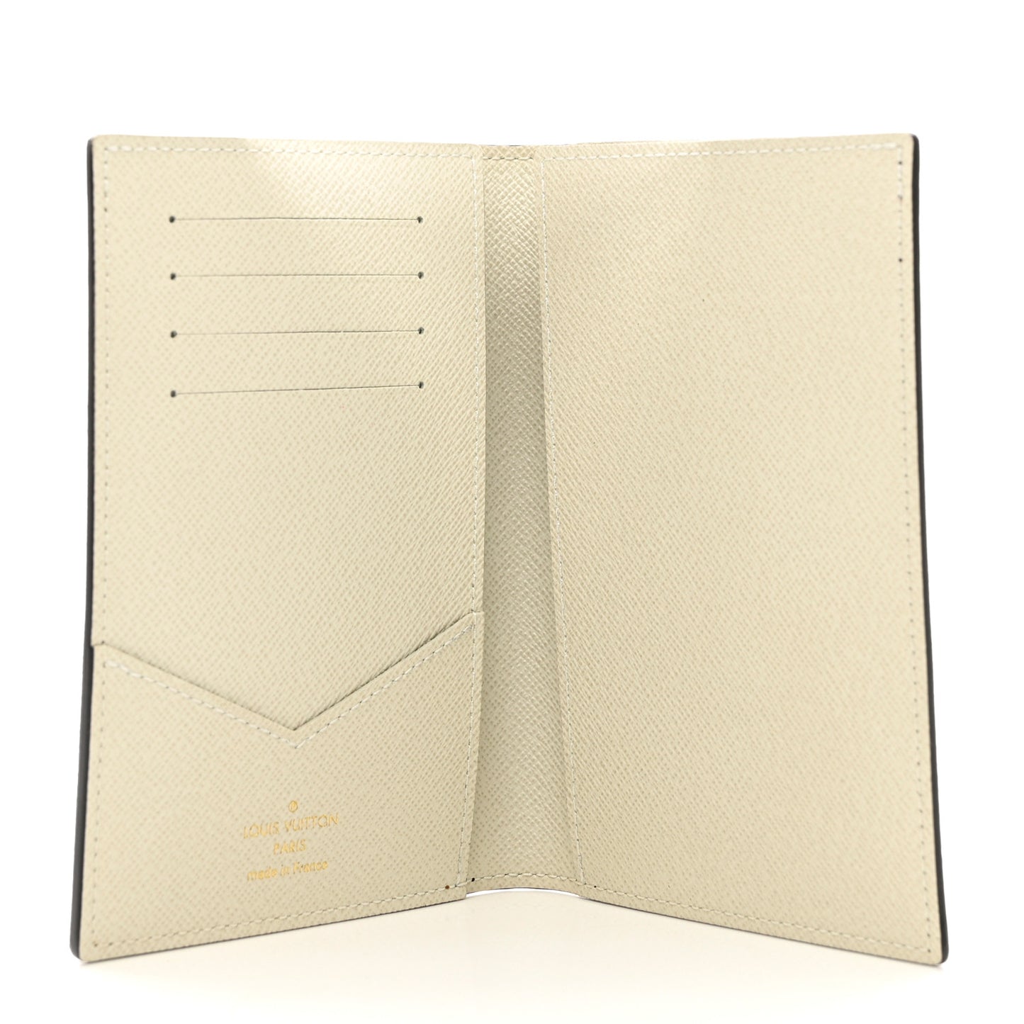 Monogram My LV Heritage Passport Cover White Gris