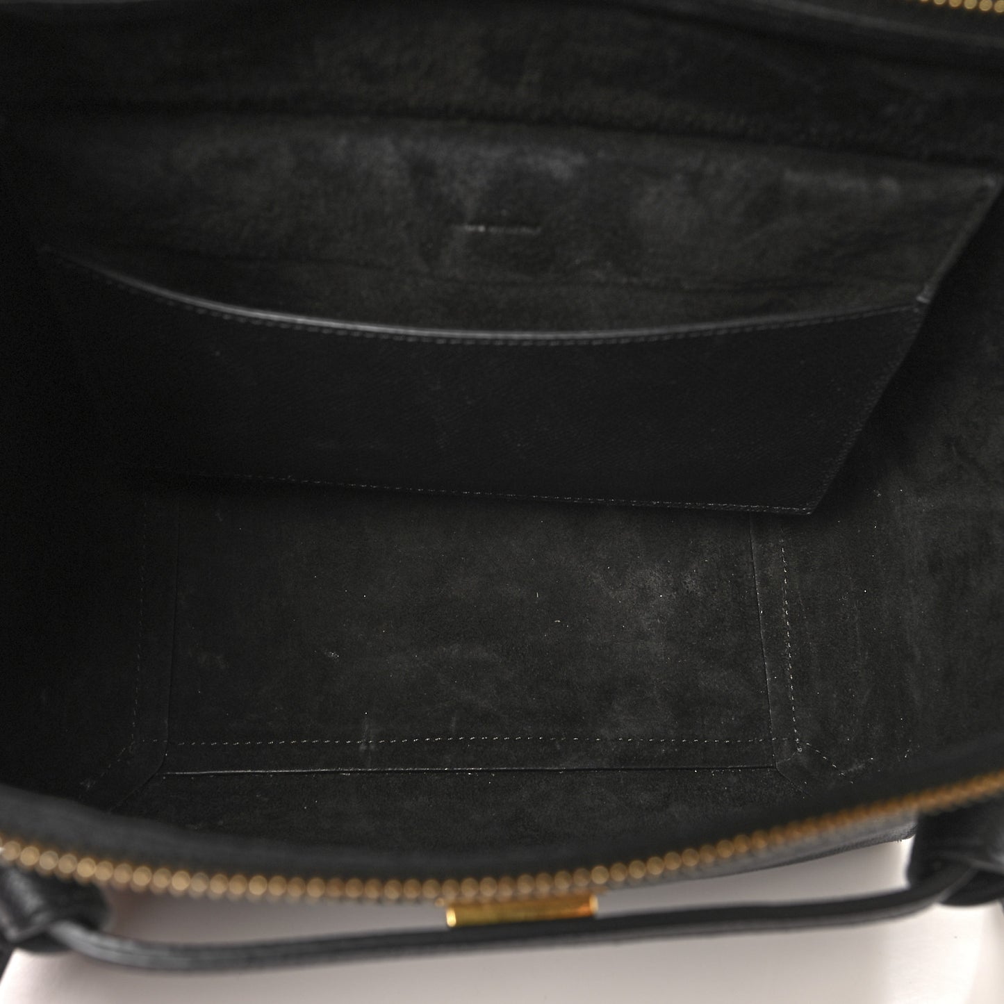 Grained Calfskin Micro Belt Bag Black