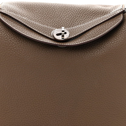 Hermes Taurillon Clemence Lindy 30 Etoupe 7 of 11