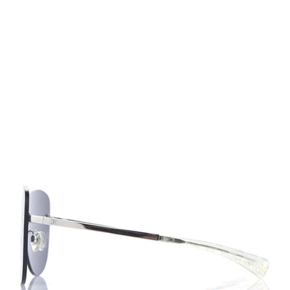 Chanel Shield Runway Sunglasses 2747 Silver Grey 2 of 7