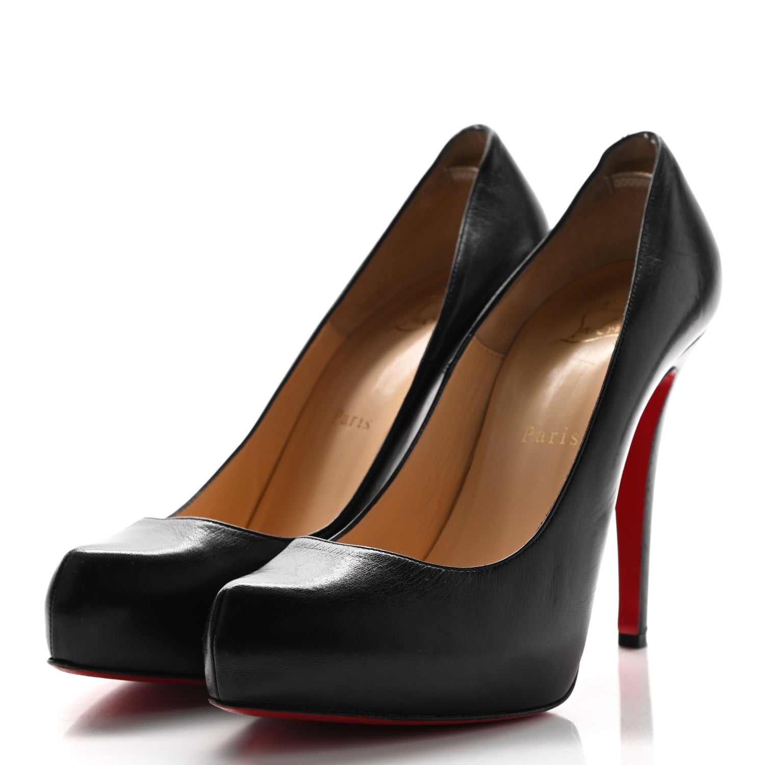 Christian Louboutin Kid Pumps 38.5 Black 3 of 16