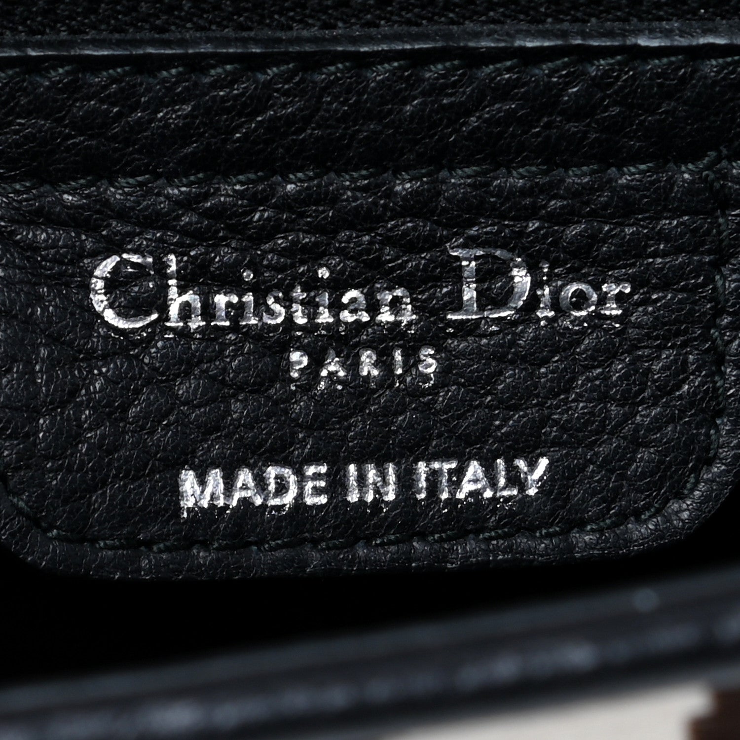 Christian Dior Pony Hair Leopard Print Clutch Black 6 of 8