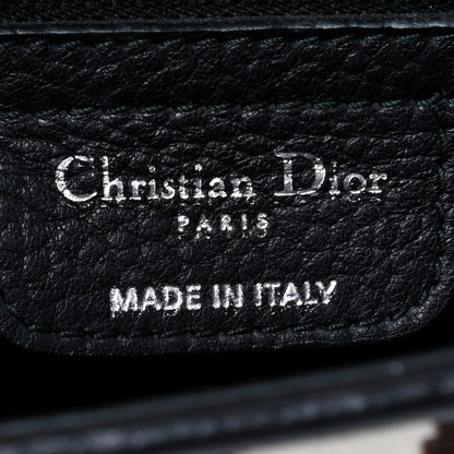 Christian Dior Pony Hair Leopard Print Clutch Black 6 of 8