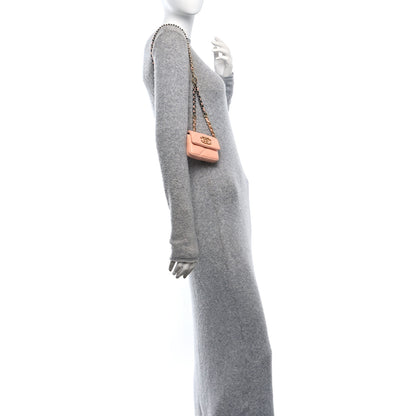 Chanel Lambskin Quilted Chanel 19 Flap Belt Bag Light Orange 3 of 10