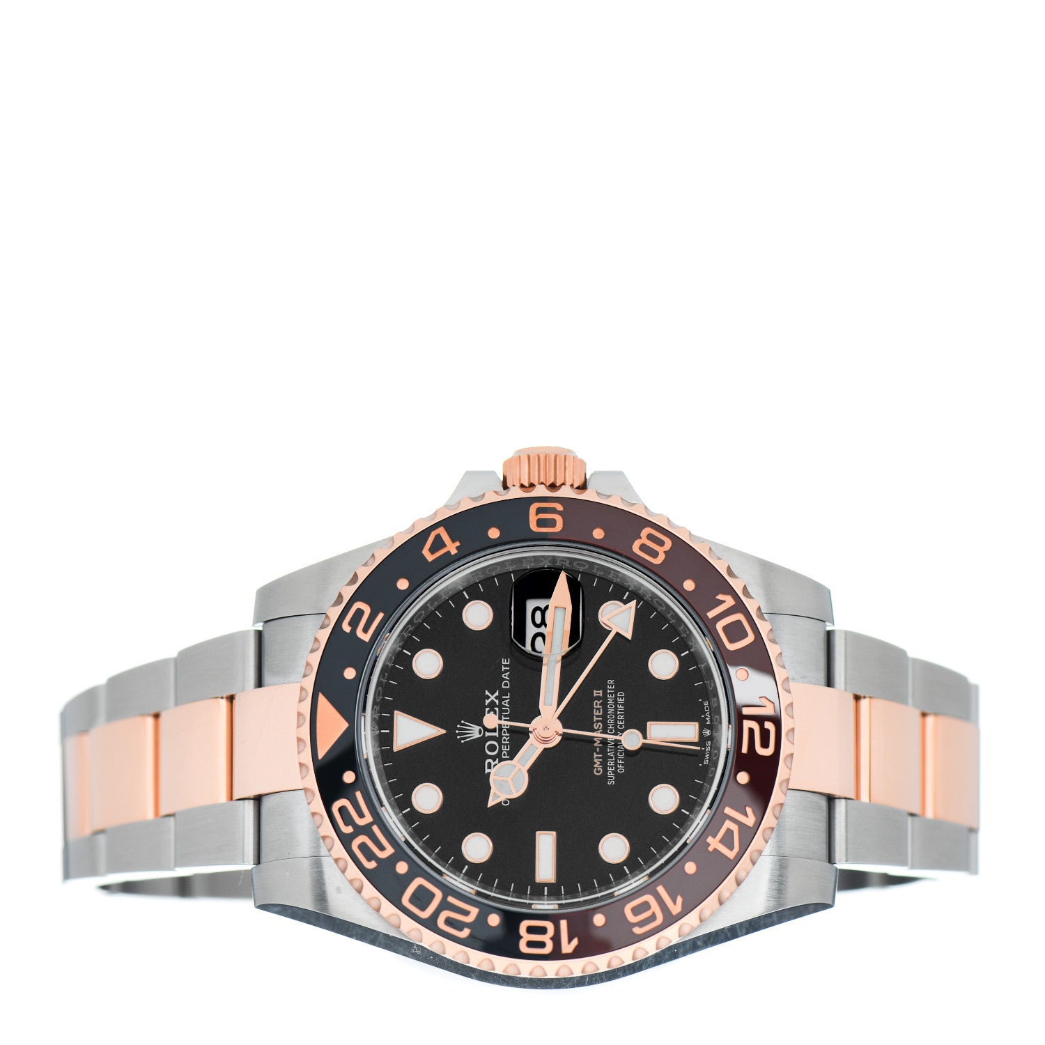 Rolex Stainless Steel 18K Everose Gold 40mm GMT-Master II Root Beer Watch 126711CHNR 2 of 5