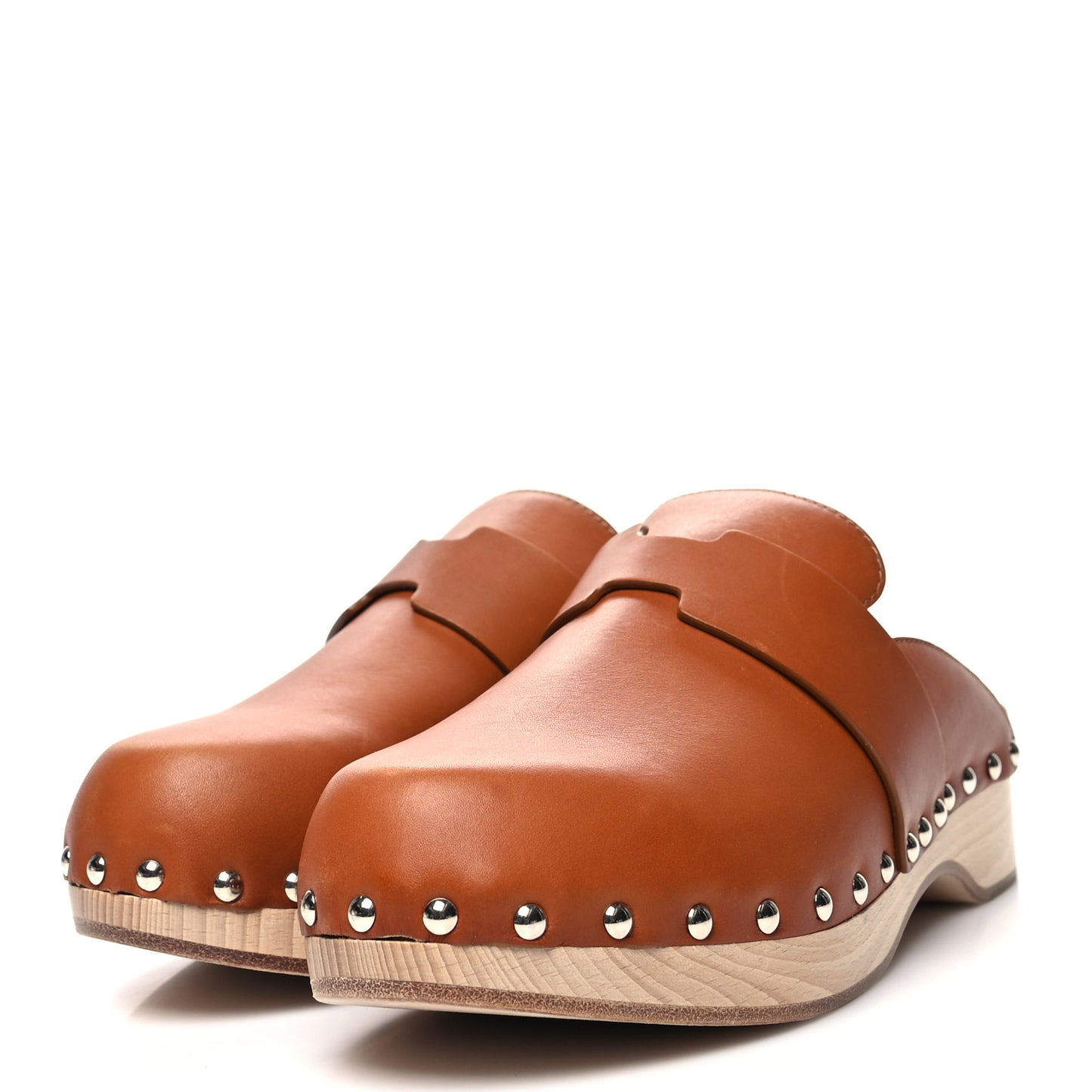 Calfskin Calya Mules 37 Naturel