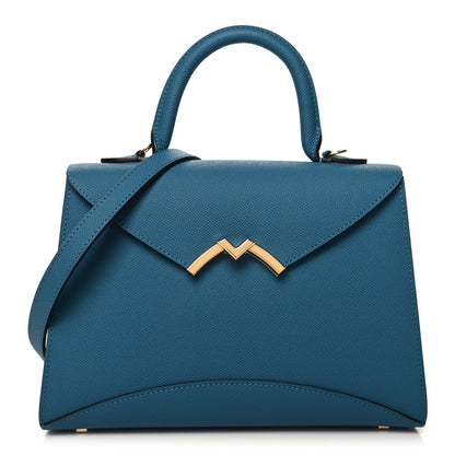 Moynat Carat Calfskin Gabrielle PM Prussian Blue 1 of 9