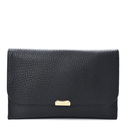 Burberry Grainy Calfskin Sonnet Clutch Black 1 of 8