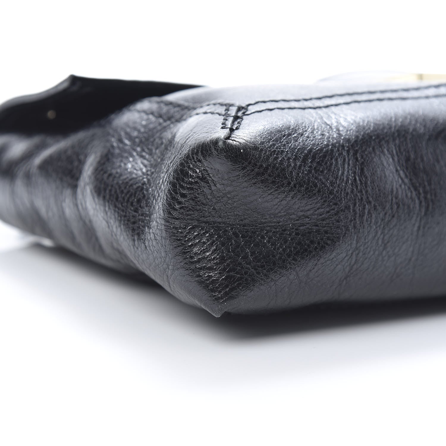 Fendi Vitello Acqua Maxi Baguette Bag Black 9 of 11