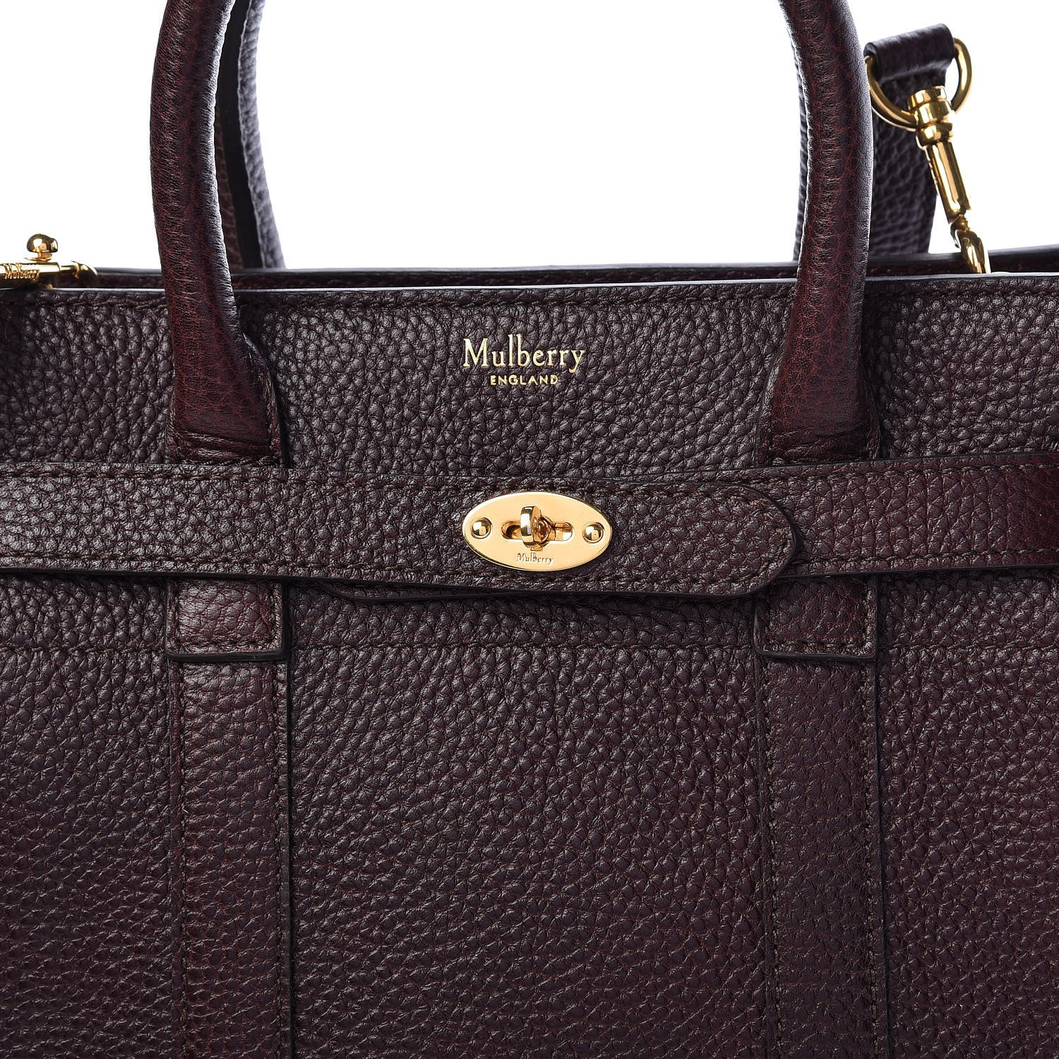 Mulberry Grained Vegetable Calfskin Mini Zipped Bayswater Oxblood 10 of 10