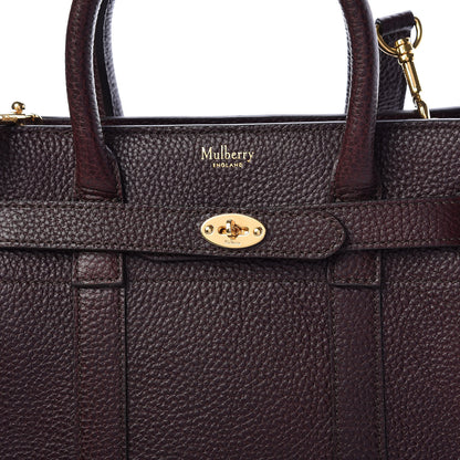 Mulberry Grained Vegetable Calfskin Mini Zipped Bayswater Oxblood 10 of 10