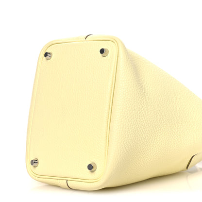 Hermes Taurillon Clemence Swift Eclat Picotin Lock 18 PM Jaune Milton Vert Vertigo 10 of 11