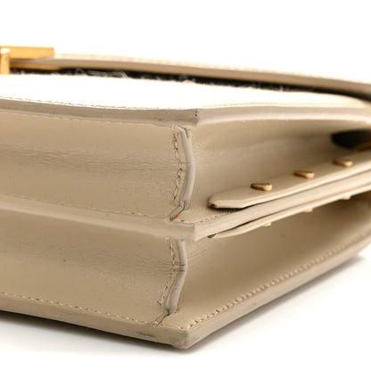 Saint Laurent Canvas Calfskin Classic Monogram Cassandra Natural Beige Sea Salt 10 of 11