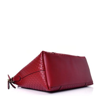Gucci Soft Microguccissima Dome Satchel Red 3 of 4