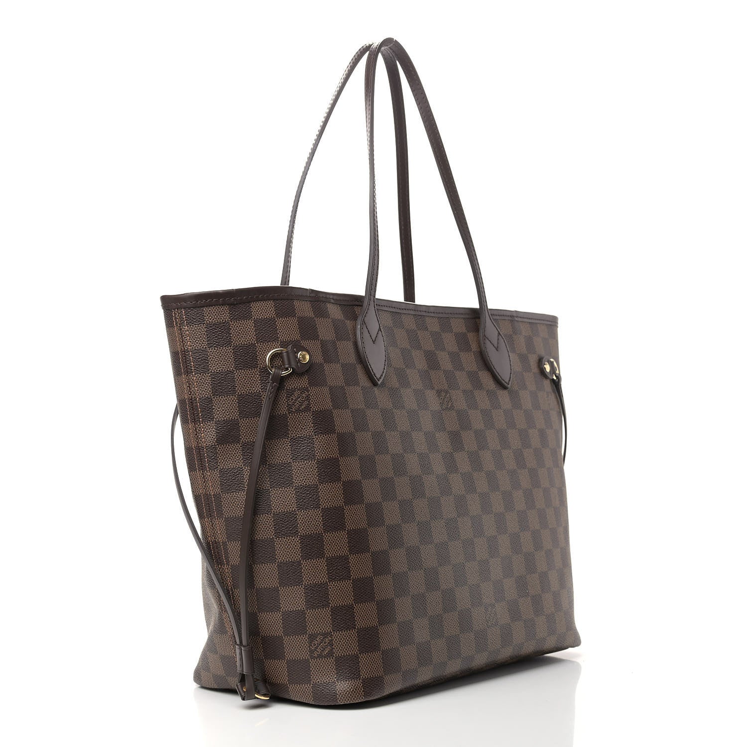 Louis Vuitton Damier Ebene Neo Neverfull MM Rose Ballerine 3 of 9