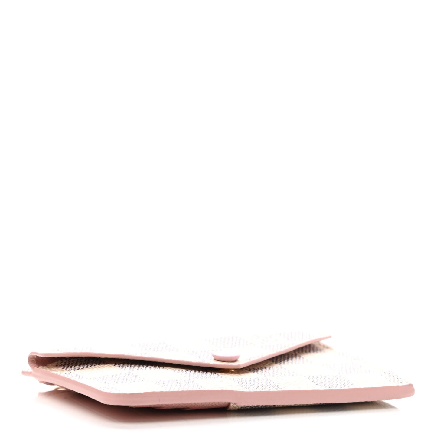 Damier Azur Recto Verso Card Holder Rose Ballerine