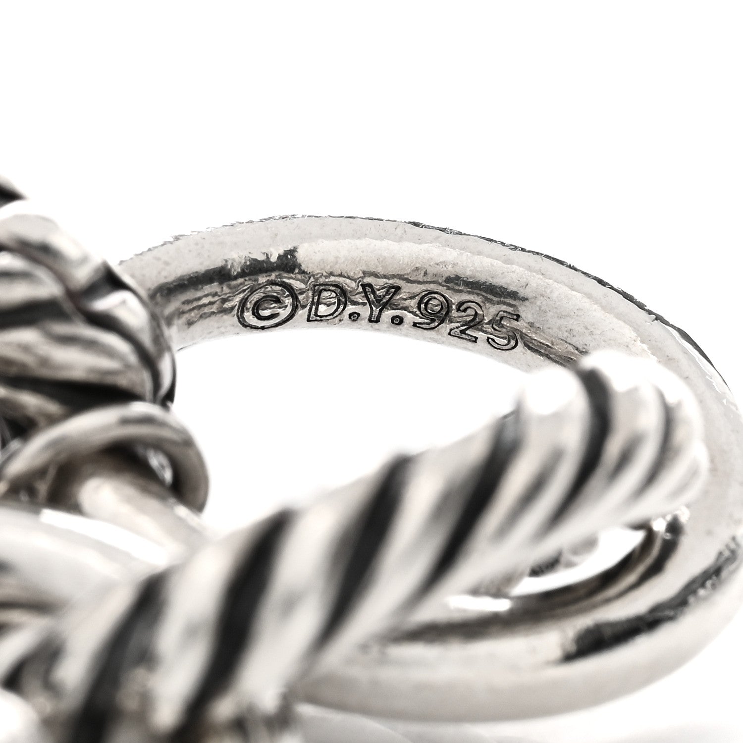 David Yurman Sterling Silver 12mm Large Oval Link Bracelet 3 of 3