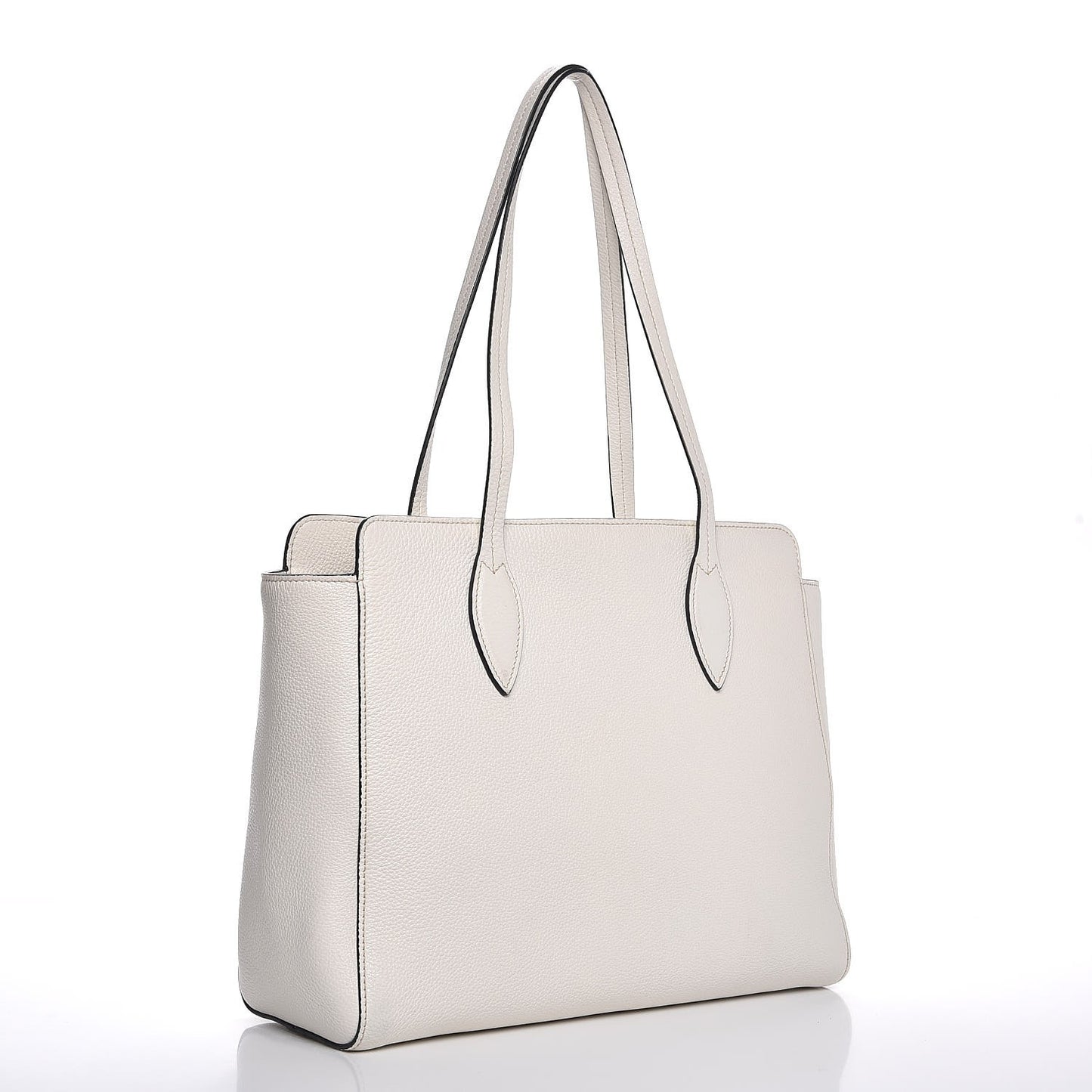 Vitello Daino Shopping Tote Talco