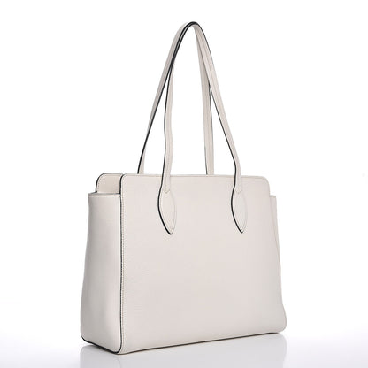Prada Vitello Daino Shopping Tote Talco 3 of 8