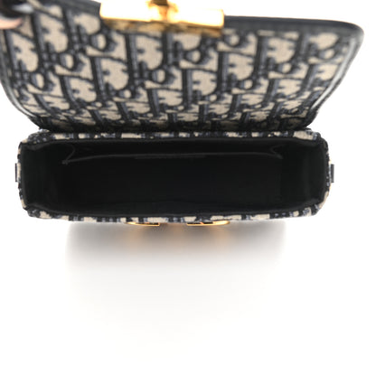 Christian Dior Oblique 30 Montaigne Box Bag Blue 4 of 7