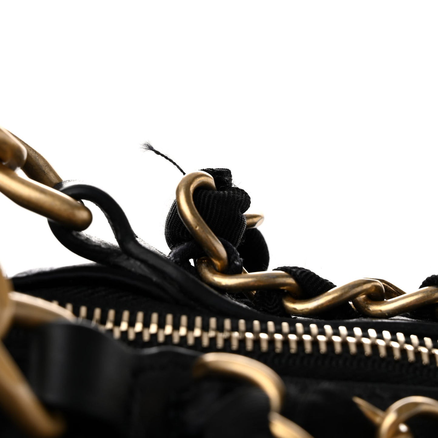 Nylon Grosgrain Quilted Maxi Lifestyle Bowling Black