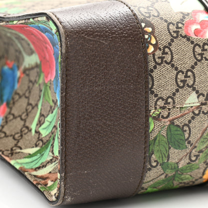Gucci GG Supreme Monogram Tian Web Vertical Tote Beige Multicolor New Acero 23 of 23