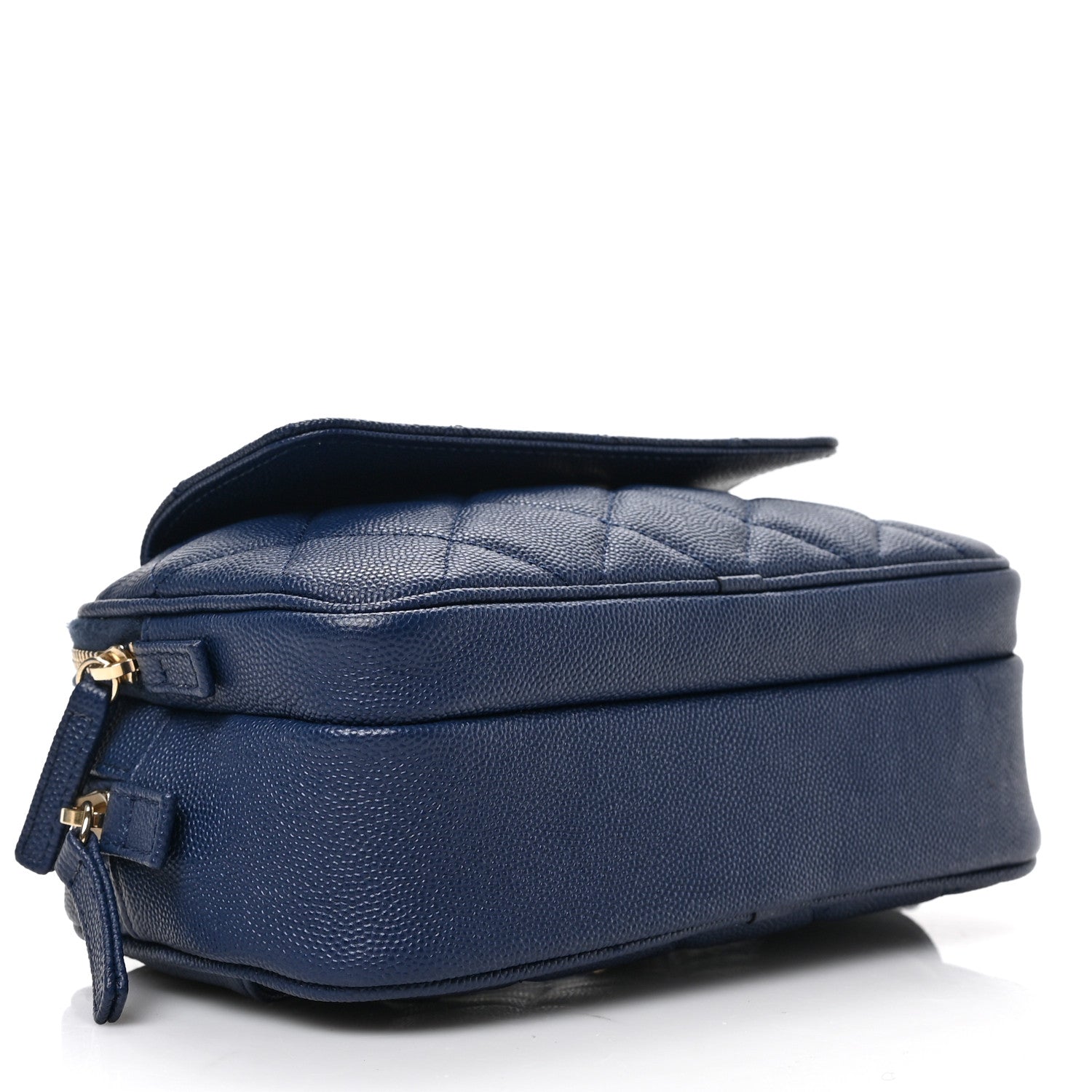 Chanel Caviar Quilted Waist Bag With Pouch Blue 5 of 10