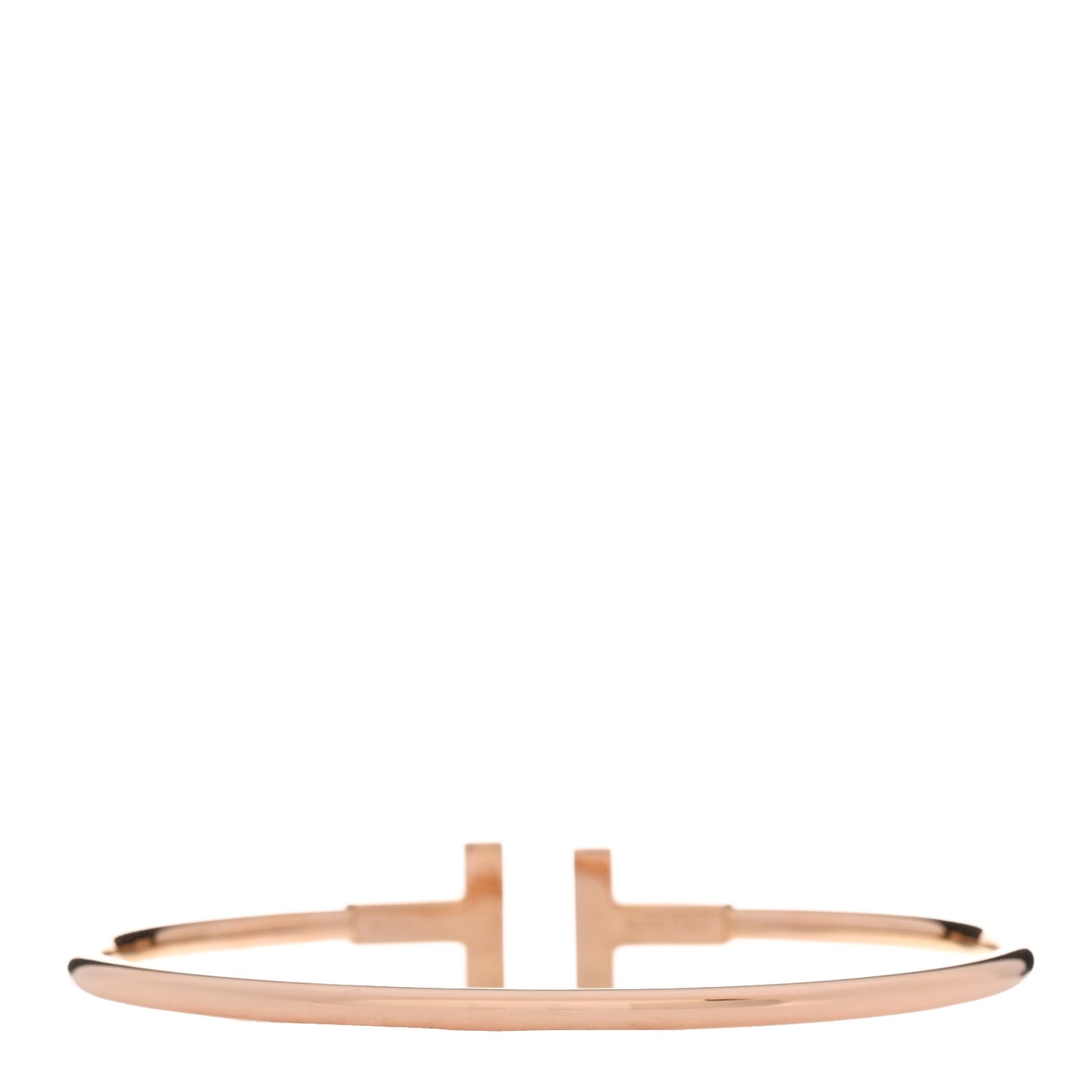 18K Rose Gold Black Onyx T Wire Bracelet
