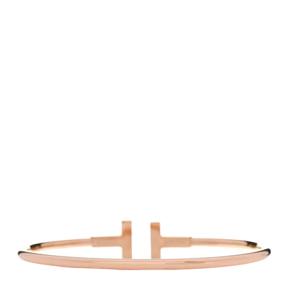 Tiffany 18K Rose Gold Black Onyx T Wire Bracelet 2 of 3