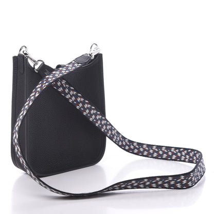 Hermes Taurillon Maurice Zigzag Evelyne TPM Black 3 of 11