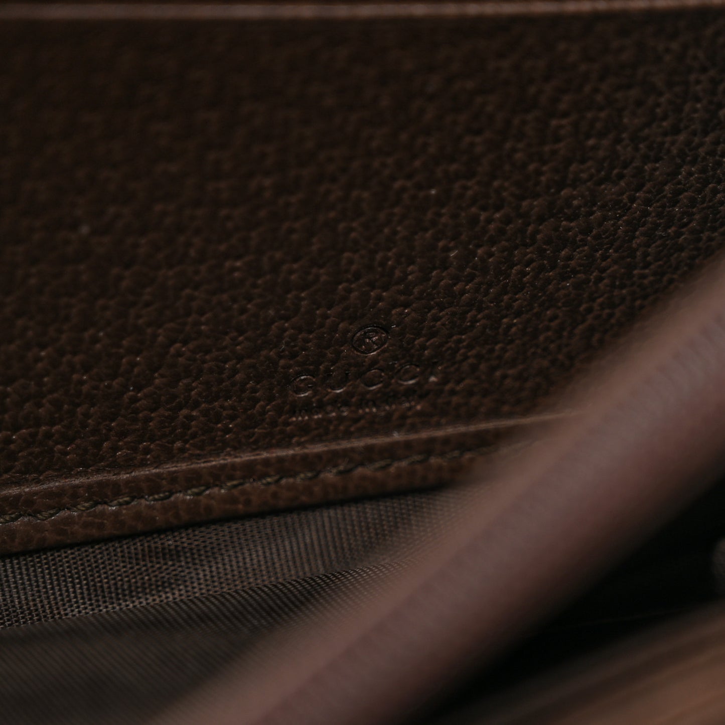 GG Supreme Monogram Web Ophidia Continental Wallet Brown