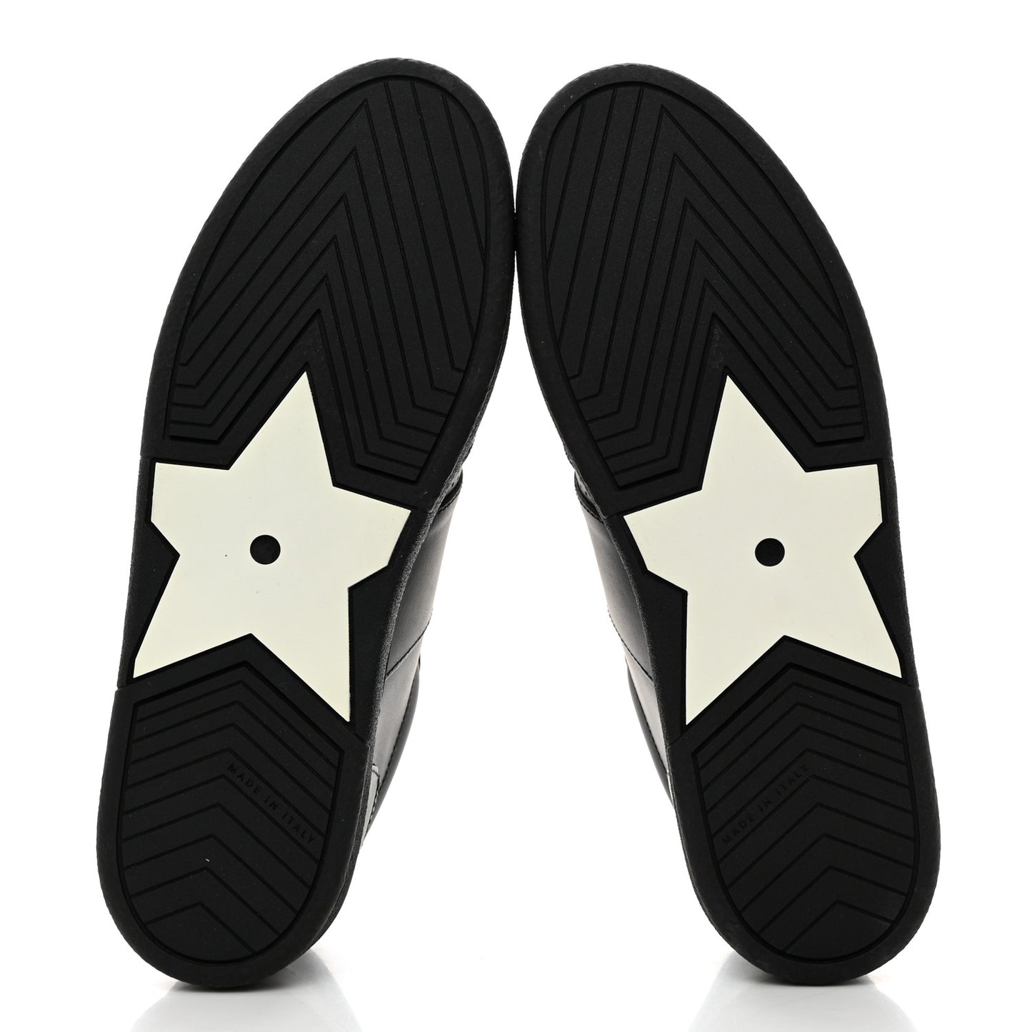 CHRISTIAN DIOR Calfskin Suede Logo Sneakers 39 Black