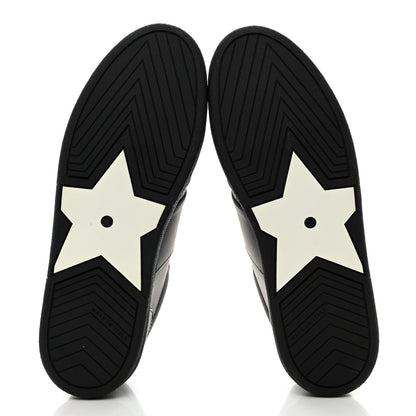 Christian Dior CHRISTIAN DIOR Calfskin Suede Logo Sneakers 39 Black 5 of 9