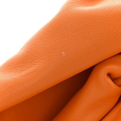 Bottega Veneta Smooth Butter Calf The Pouch Oversized Clutch Burnt Orange 12 of 14