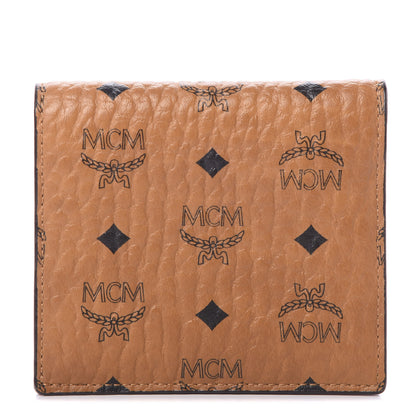 MCM Visetos ID Wallet Cognac Red 1 of 7