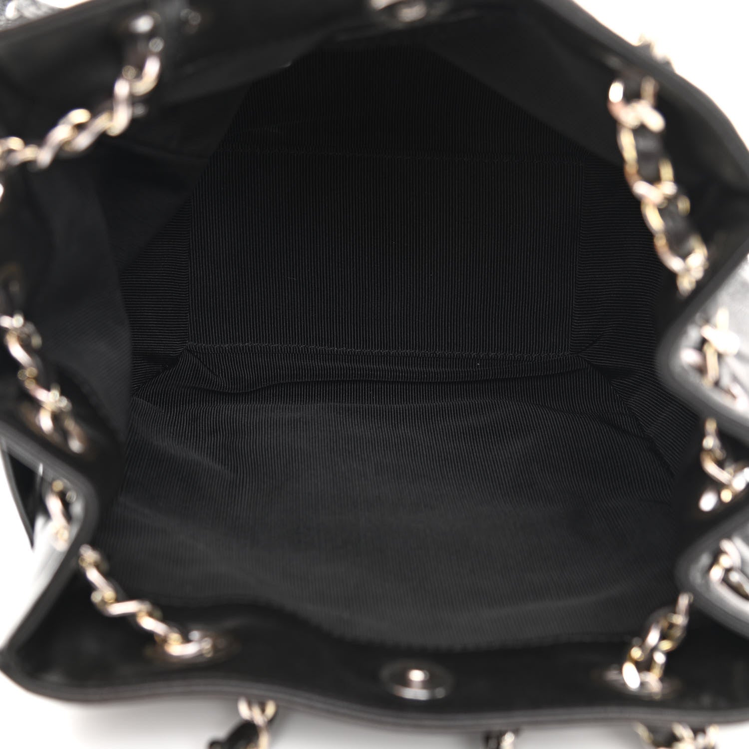 Chanel Lambskin CC Shoulder Bag Black 5 of 10