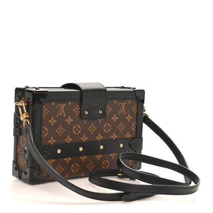 Louis Vuitton Monogram Petite Malle Black 2 of 8