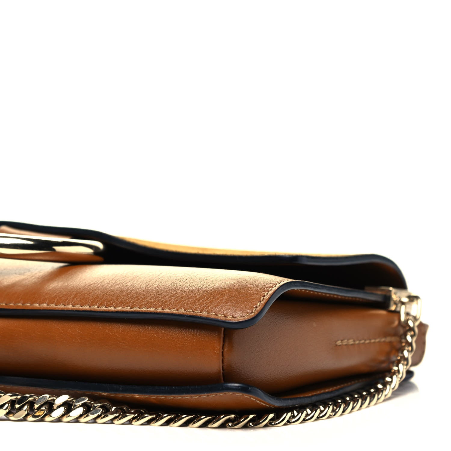 Chloe Suede Calfskin Small Faye Shoulder Bag Tobacco 7 of 9