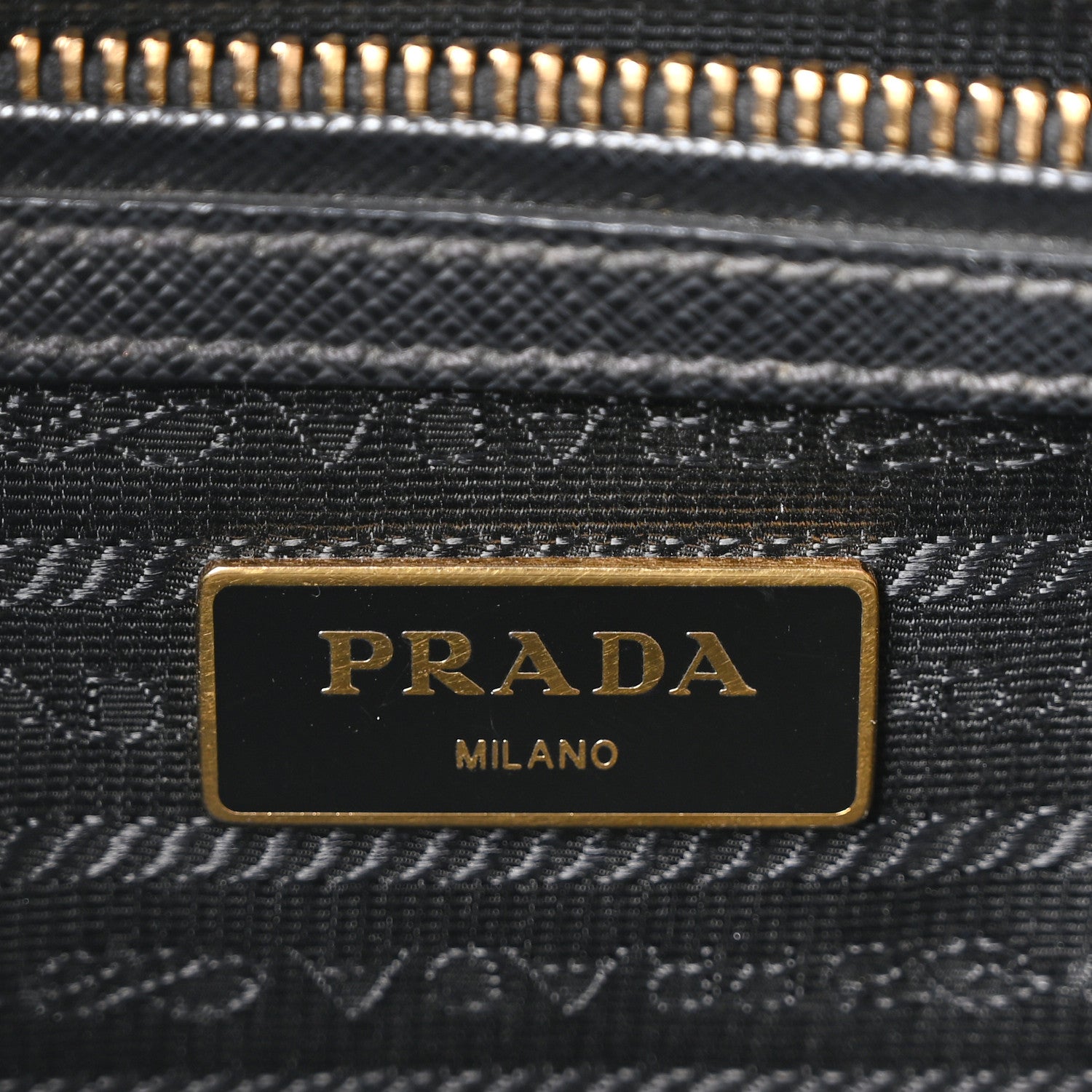 Prada Saffiano Small Galleria Double Zip Tote Black 5 of 9