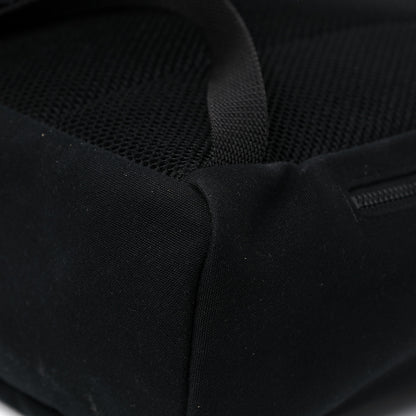 Fendi Nylon Stamp Patch Cross Strap Backpack Black Maya 10 of 17