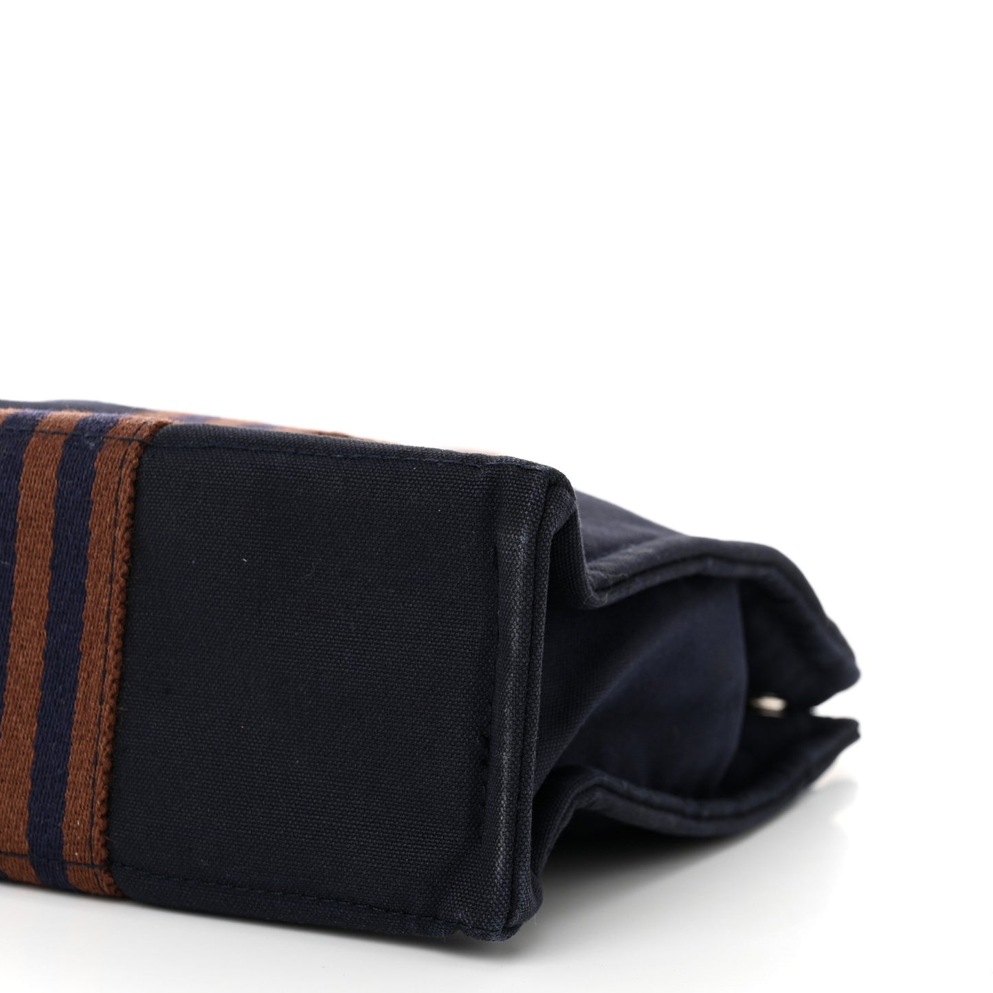 Canvas Tout Fourre PM Navy Brown