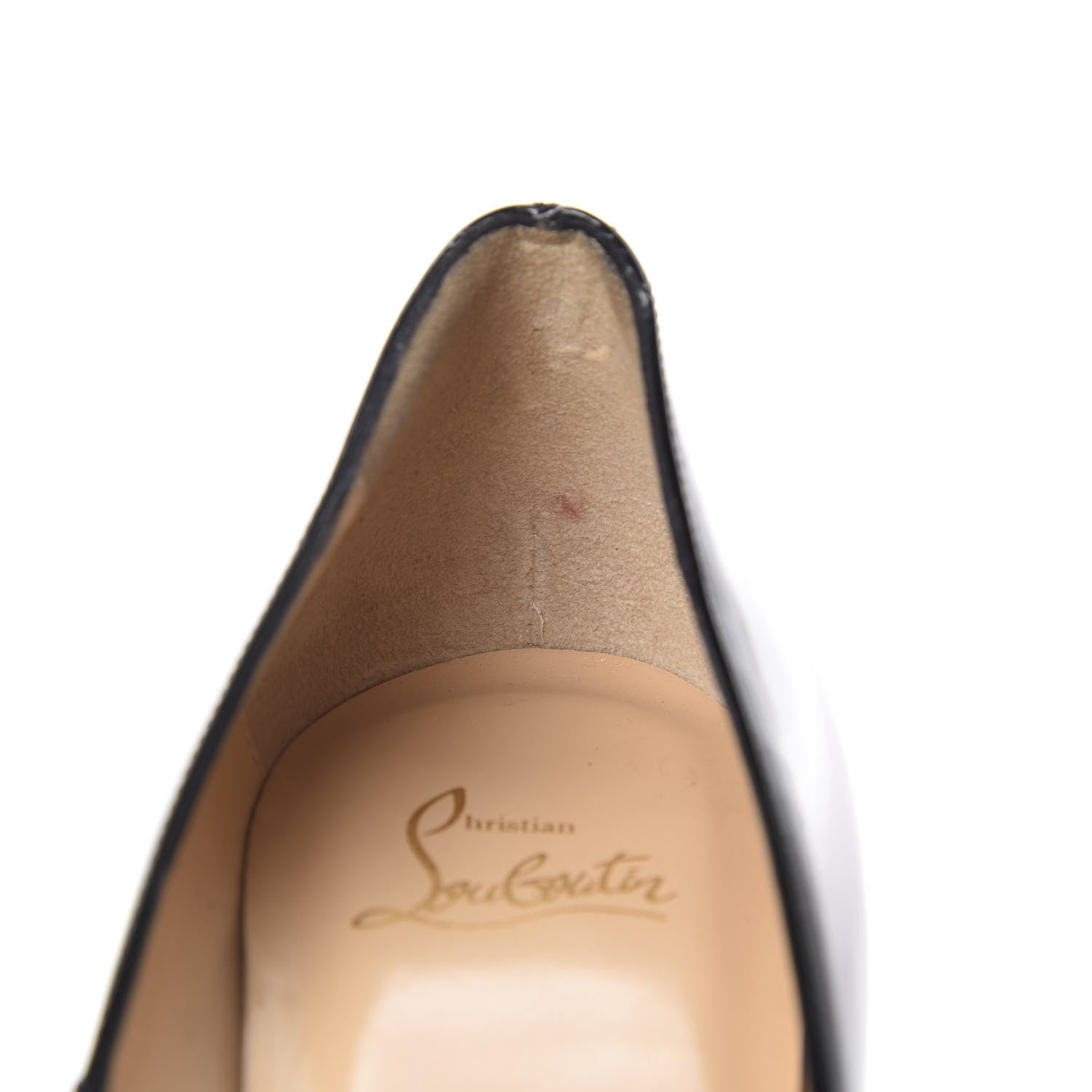 Christian Louboutin Patent New Very Prive 120 Pumps 40.5 Black Red 9 of 10