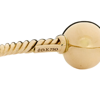 David Yurman 18K Yellow Gold 10mm Solari Bracelet 3 of 4