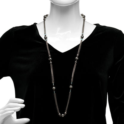 John Hardy Sterling Silver Blue Topaz Kali Station Necklace 2 of 4