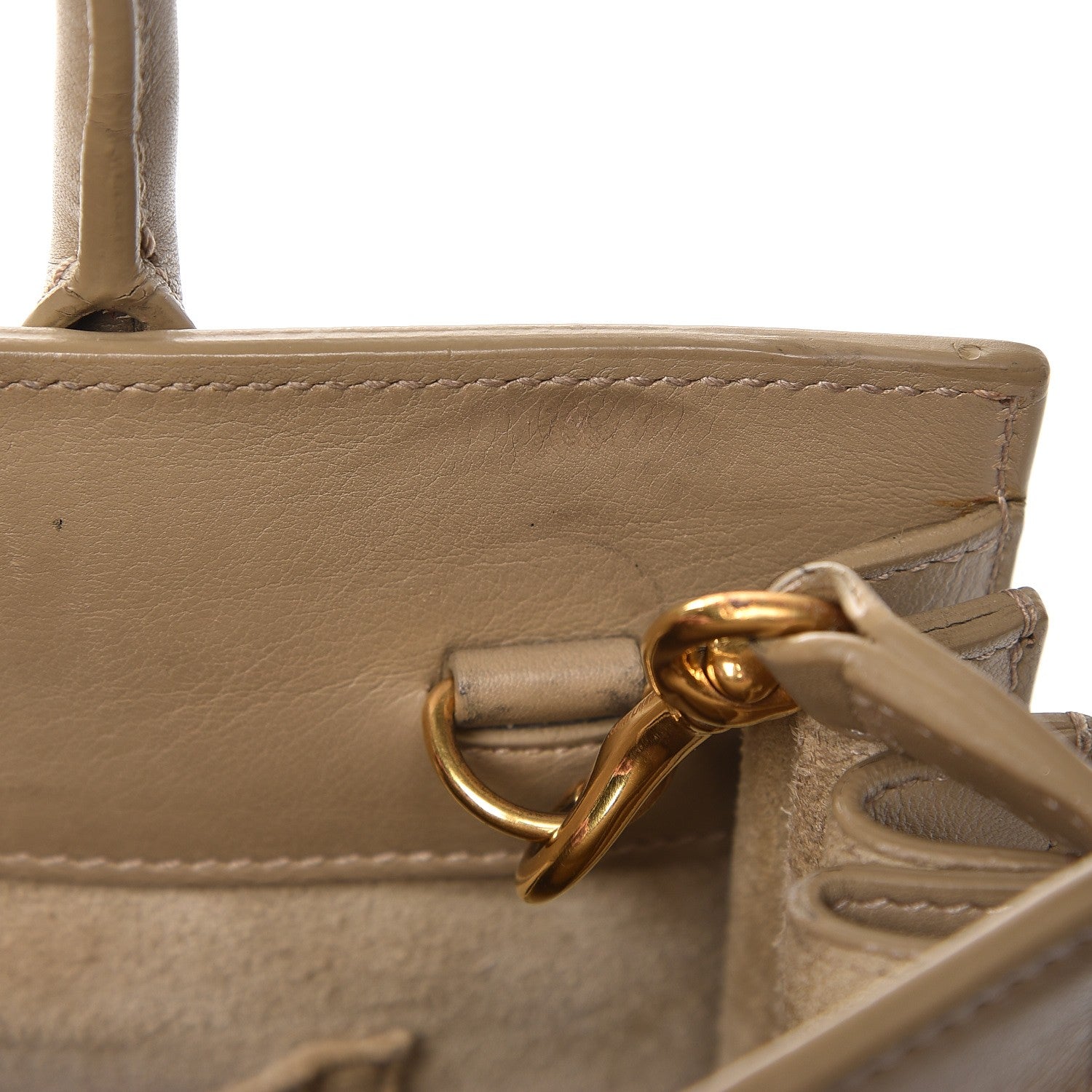 Saint Laurent Calfskin Nano Sac De Jour Beige 8 of 15