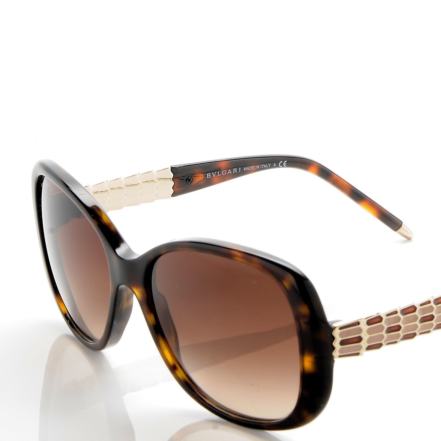 Bulgari Serpenti 8114 Sunglasses Tortoise 5 of 9