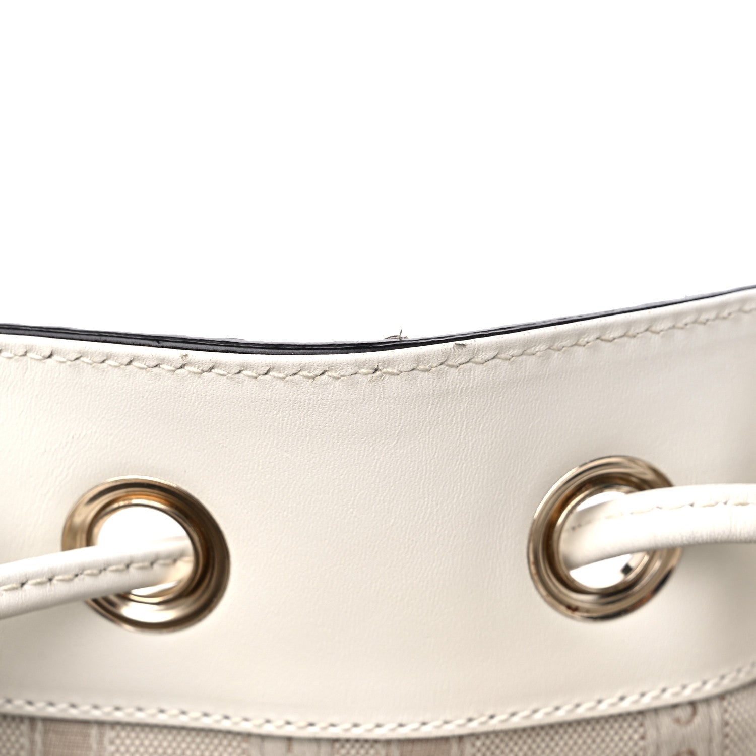 Gucci Hilary Lux Bright Diamante Small Bucket Bag Great White 12 of 16
