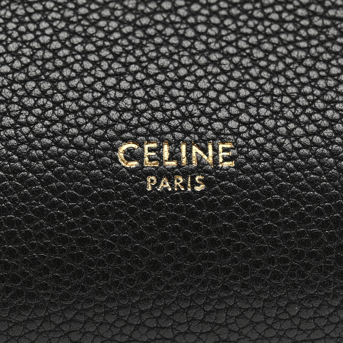 Soft Grained Calfskin Small Sangle Bucket Bag Black