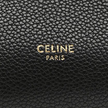 Celine Soft Grained Calfskin Small Sangle Bucket Bag Black 6 of 9