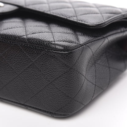 Chanel Caviar Quilted Medium Double Flap Black 9 of 11